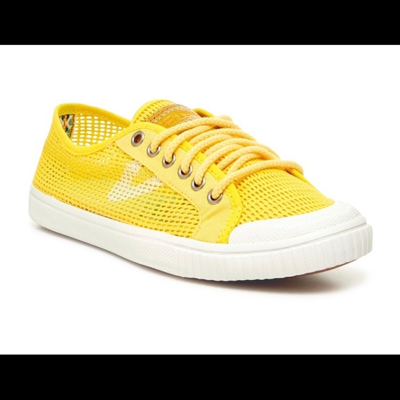 tretorn yellow sneakers